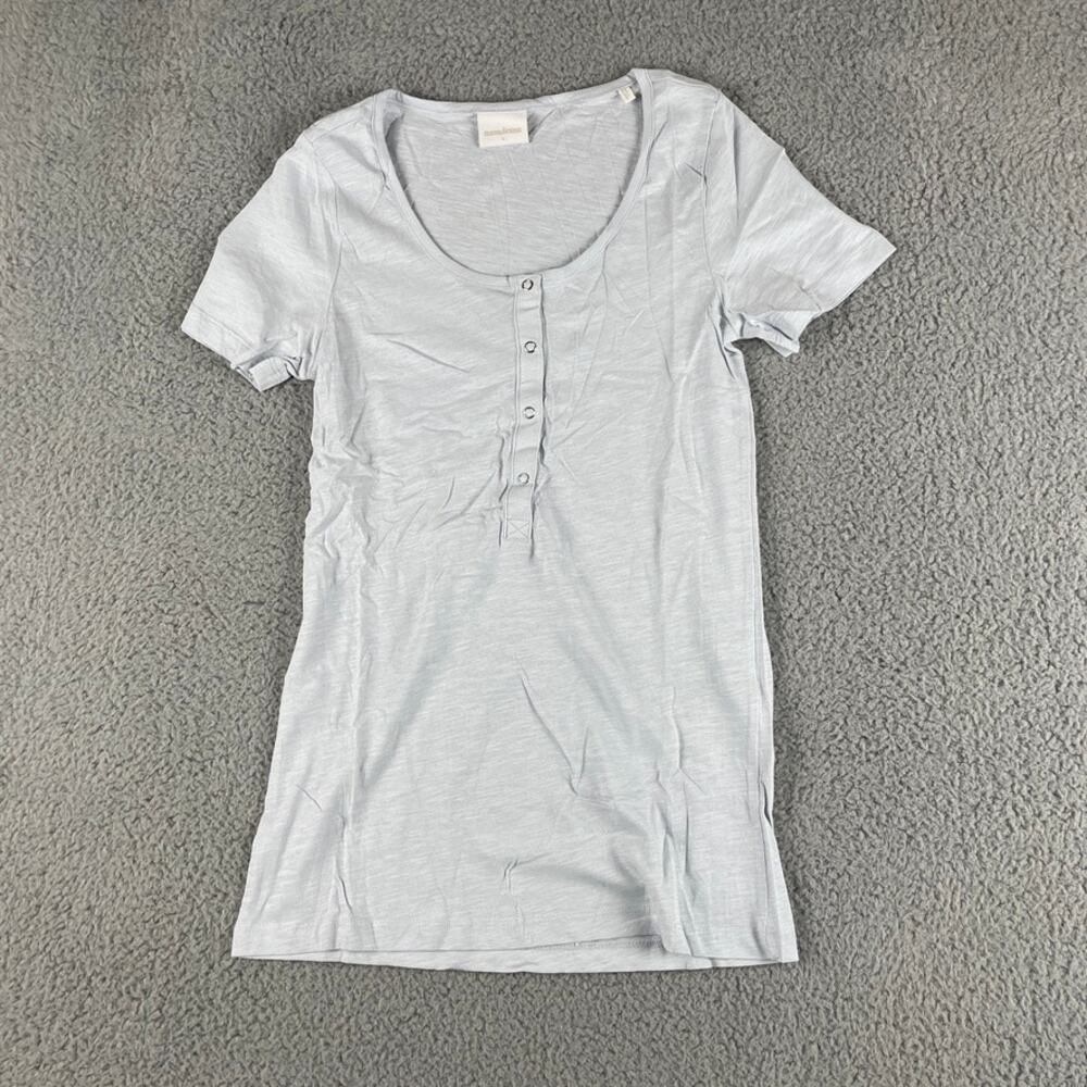 Mamalicious Maternity Women's Small Blue Star Cotton Blend Pajama Top and Pants